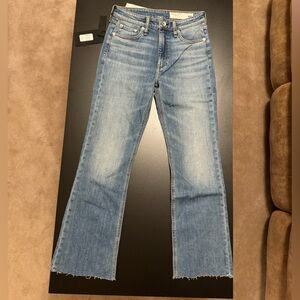 Rag & Bone High Rise Ankle Flare Jeans US 25 NWT